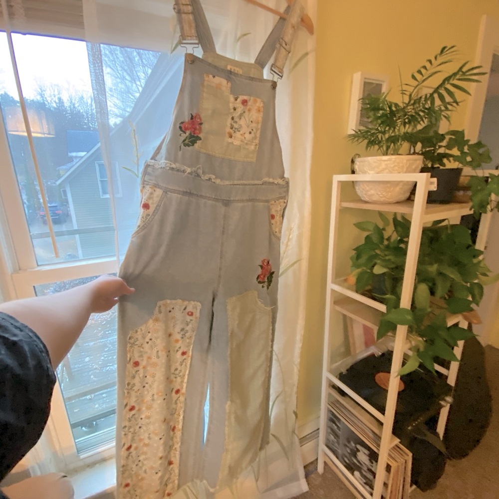 Pol | Patchwork Floral Overalls - image 5